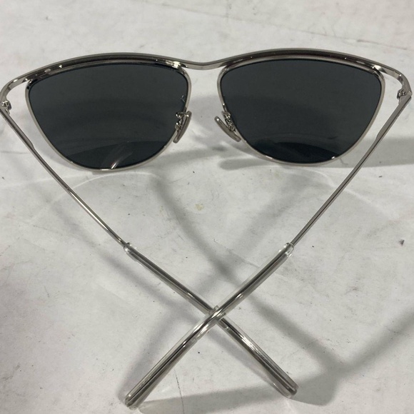 CELINE SUNGLASSES CHROME SILVER TONE IN CASE STYLE # CL40098U - Picture 10 of 11